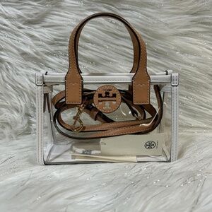 Tory Burch Ella Nylon Clear Mini Tote bag